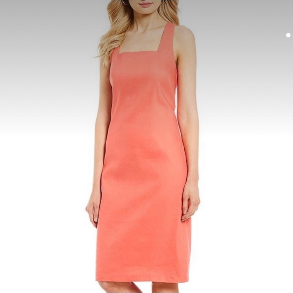 NWT Antonio Melani Royal Blush Carol Linen Dress